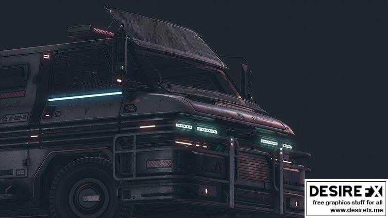 Desire FX 3d models | Cyberpunk Riot Van