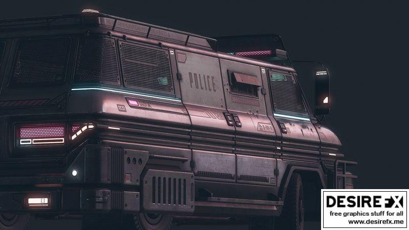 Desire FX 3d models | Cyberpunk Riot Van