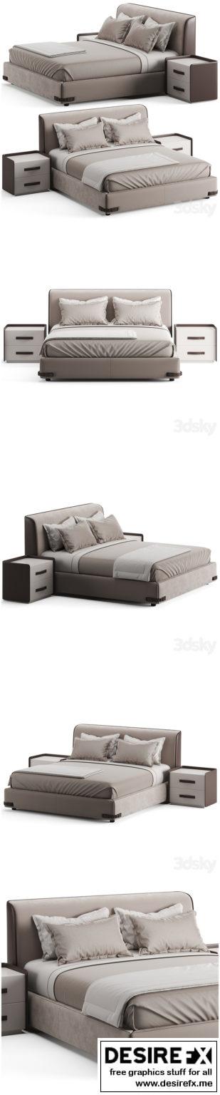 Desire FX 3d models | Fendi Casa Soho Bed – 3D Model