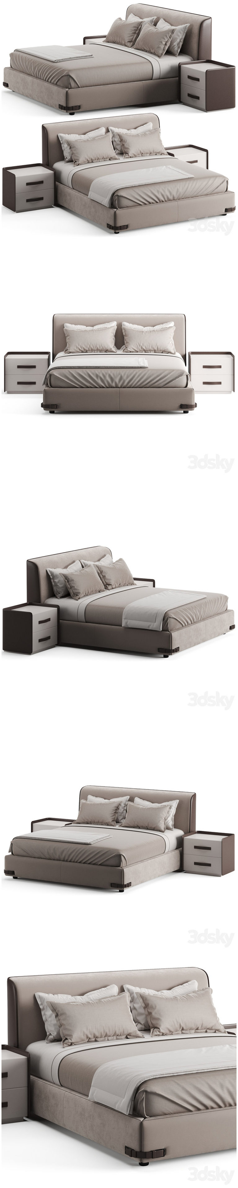 Desire FX 3d models | Fendi Casa Soho Bed – 3D Model