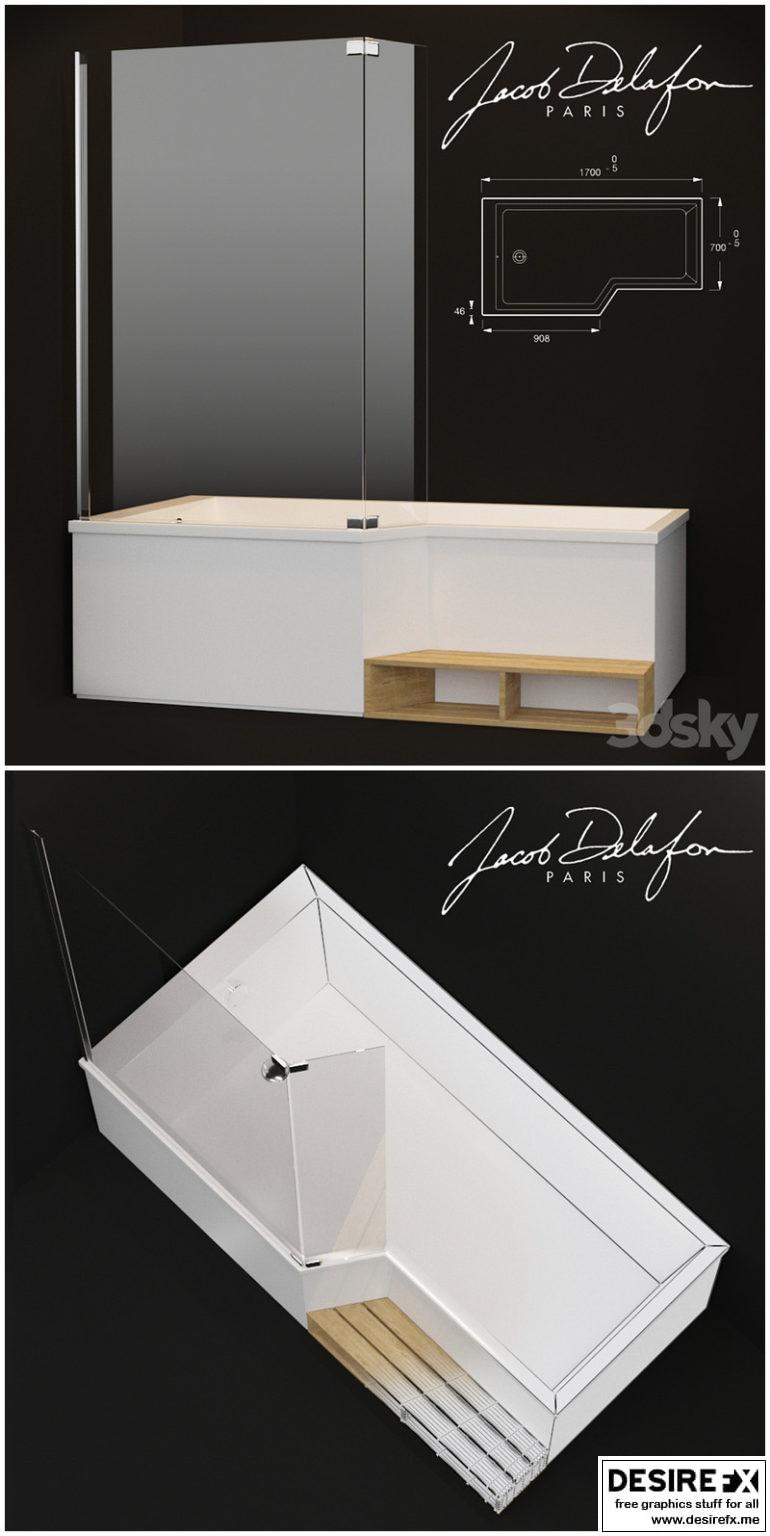 Desire FX 3d models Jacob delafon BAINDOUCHE NEO 3D Model