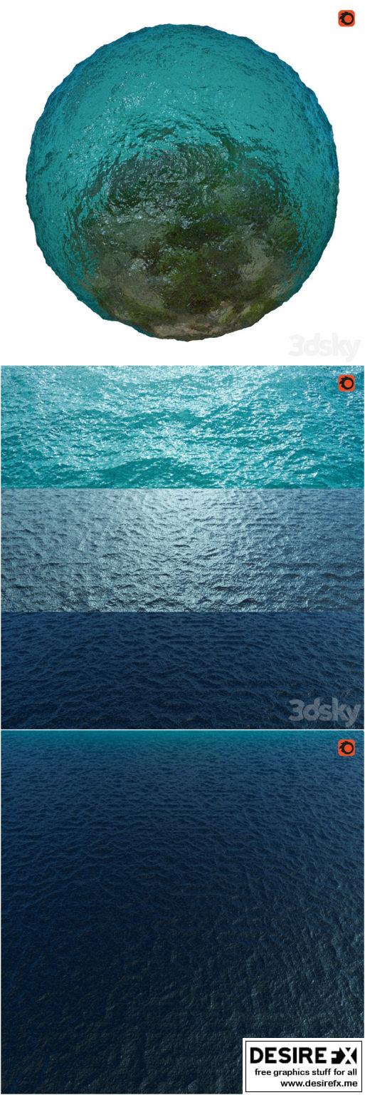 Desire FX 3d models | Sea water material – 3D Model