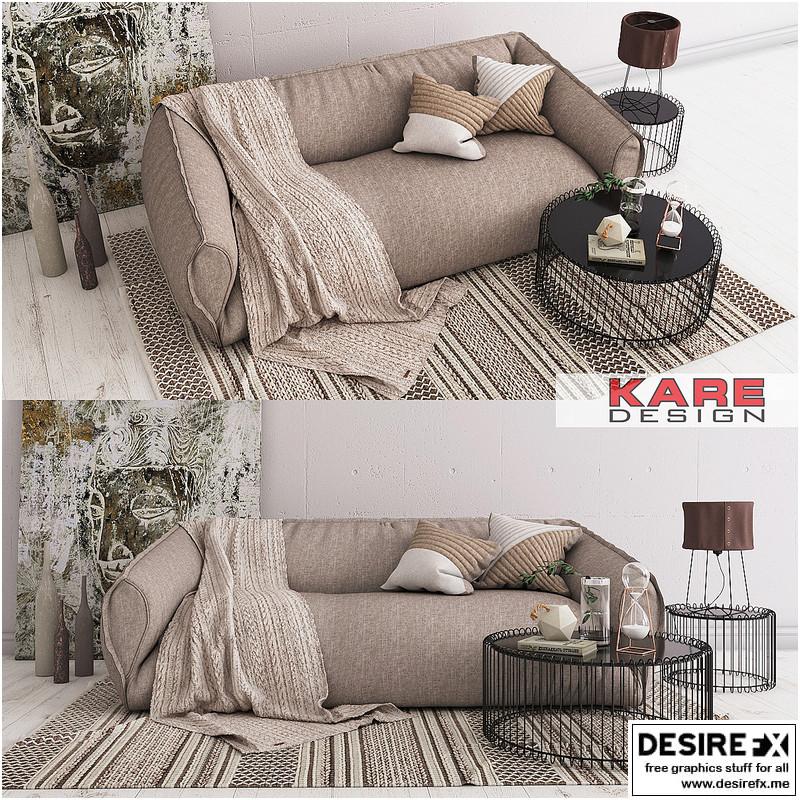 Desire FX 3d models | Sofa KARE Loft – 3D Model