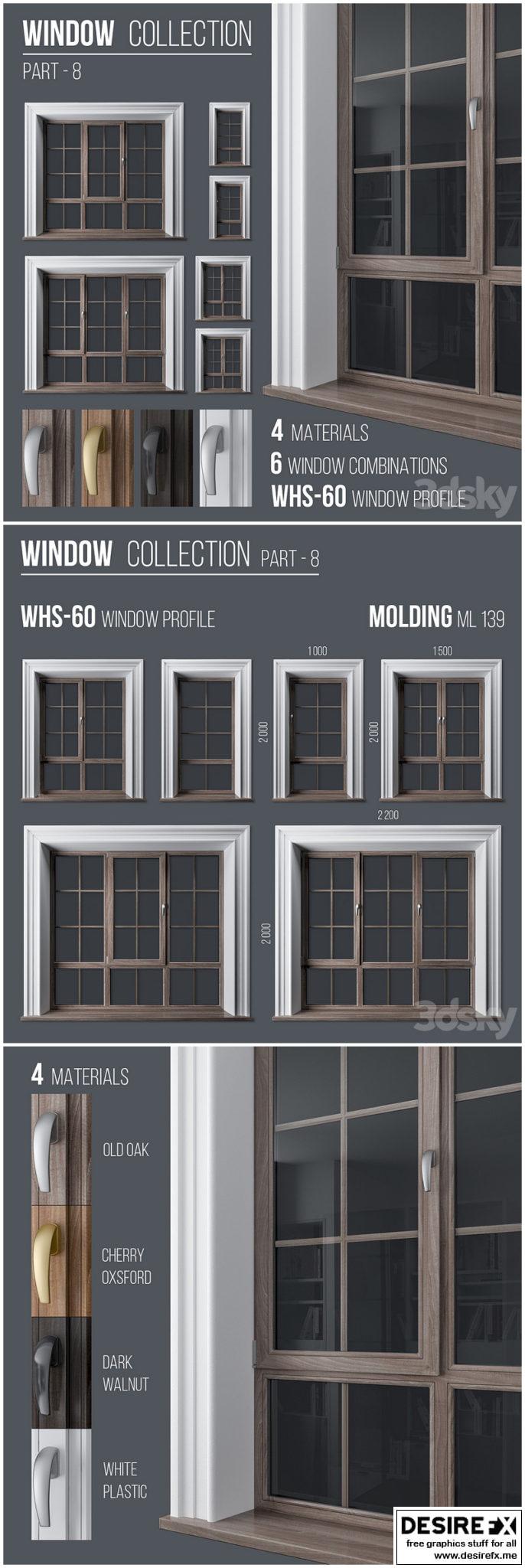 Desire FX 3d models | Window Collection Part 8 – 3D Model