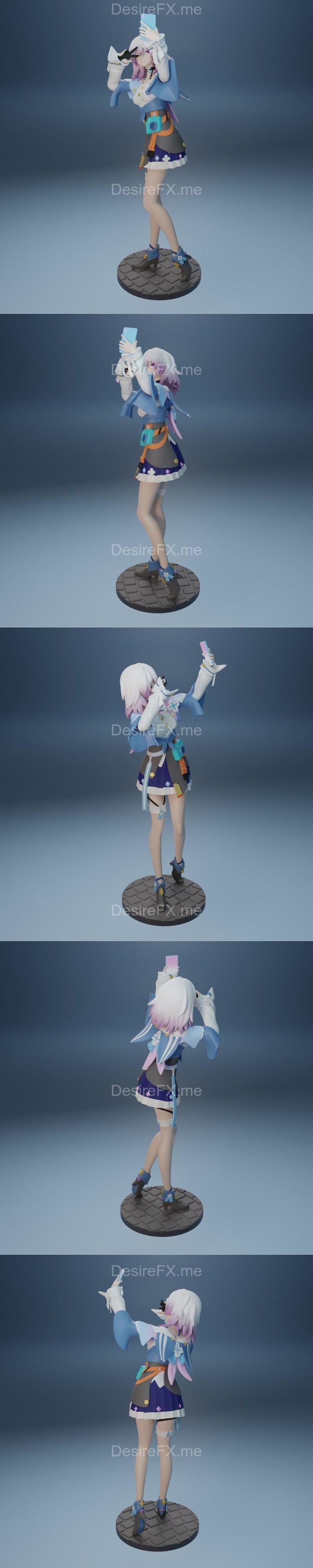 Desire FX 3d models | March 7th from Honkai Star Rail – 3D Print Model STL