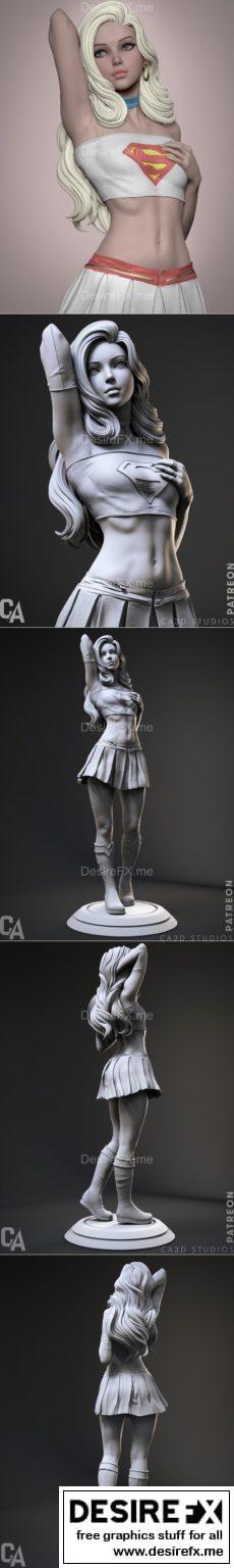 Desire FX 3d models | Ca 3d Studios – Supergirl – 3D Print Model STL