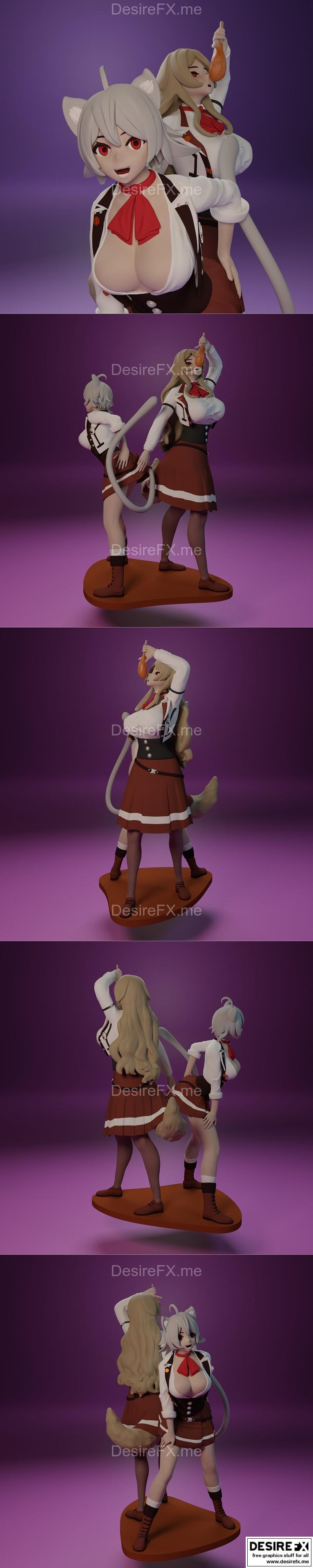 STL file Pursena Adoldia from Mushoku Tensei anime 👧・3D print design to  download・Cults