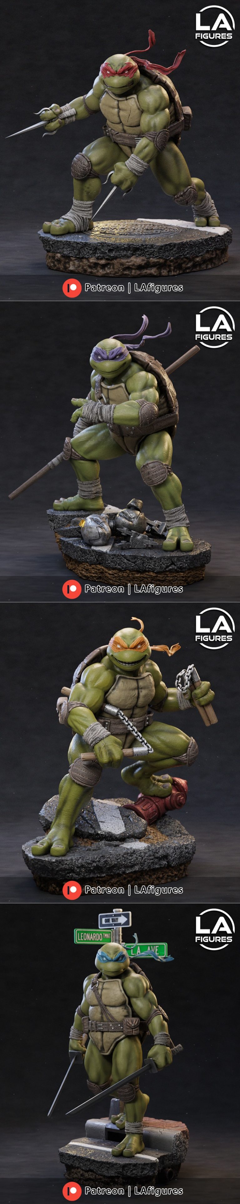 Tmnt Cod Models Desire FX 3d models | L.A. Figures – TMNT Colection – 3D Print Model STL