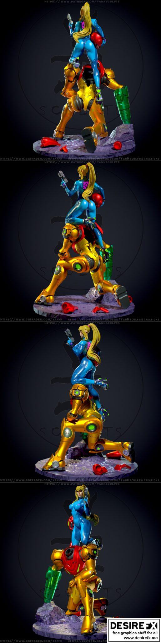 Desire FX 3d models | Yan H – Samus Aran – 3D Print Model STL