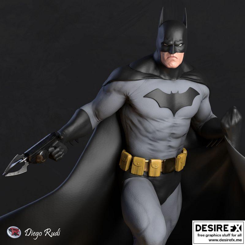 Desire FX 3d models  Batman STL Printable 3D print model