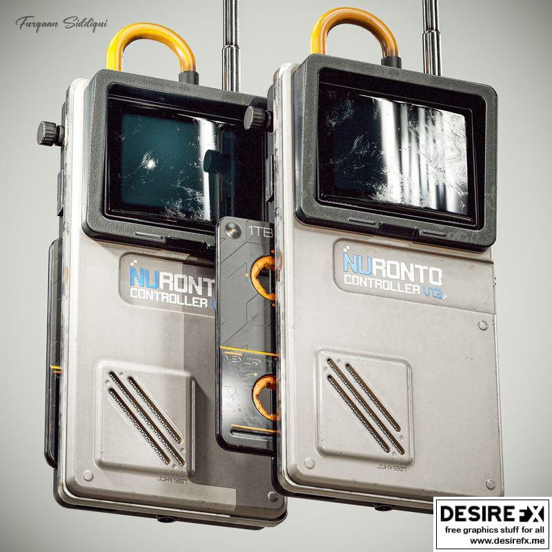 Desire FX 3d models | Sci-fi Controller V13 PBR Low-poly 3D model