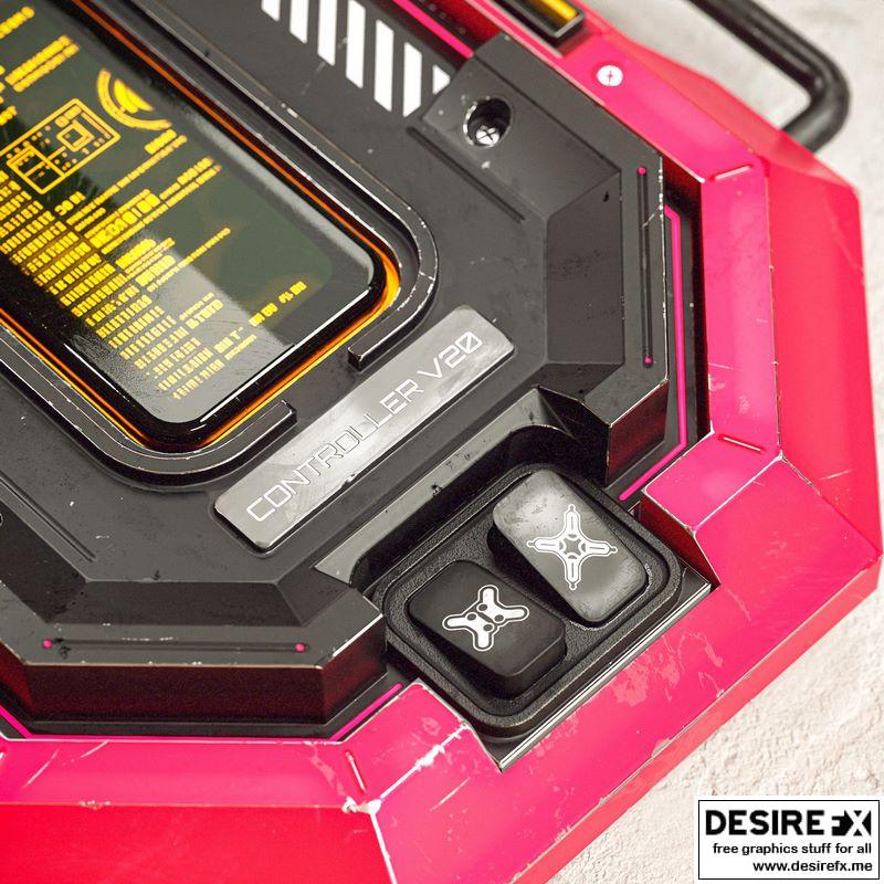Desire FX 3d models | Sci-fi Controller V20 PBR Low-poly 3D model