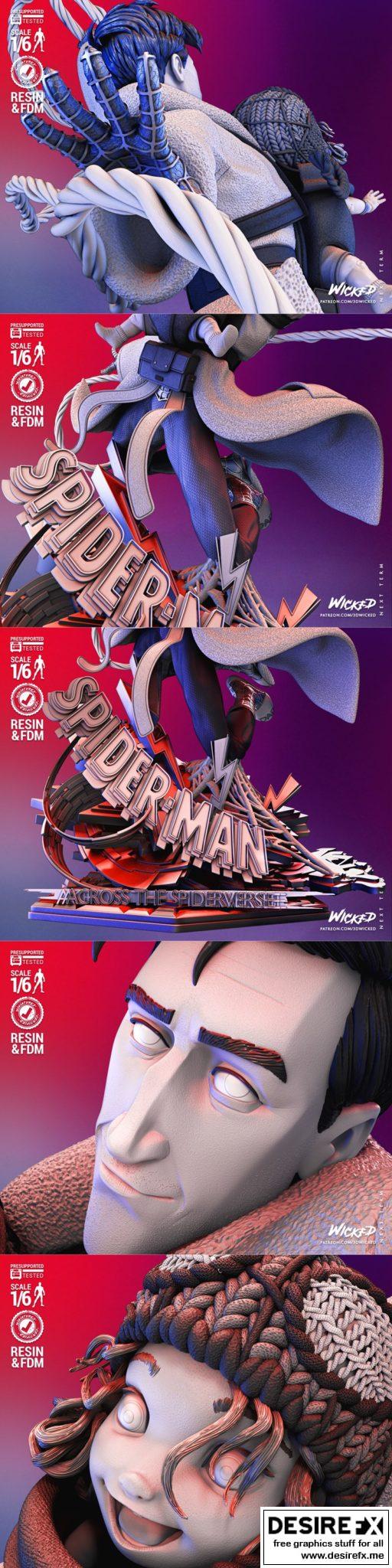 Desire FX 3d models | Wicked – Peter Parker and May Sculpture – 3D ...