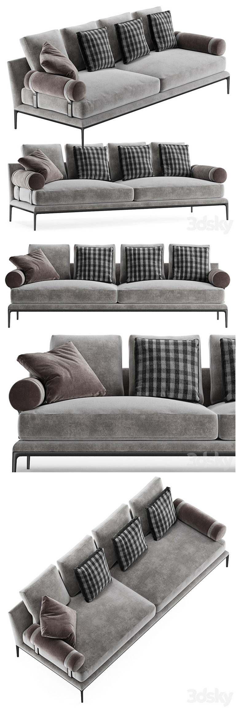 Desire FX 3d Models | B&B Italia Atoll Sofa – 3D Model