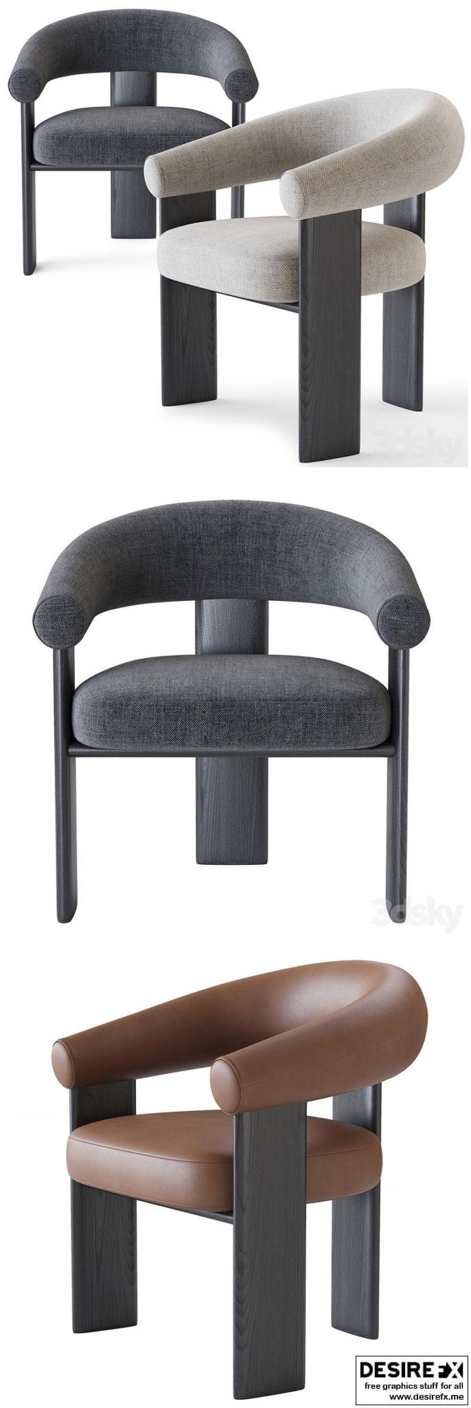 Desire FX 3d models Bracci Chair 3D Model
