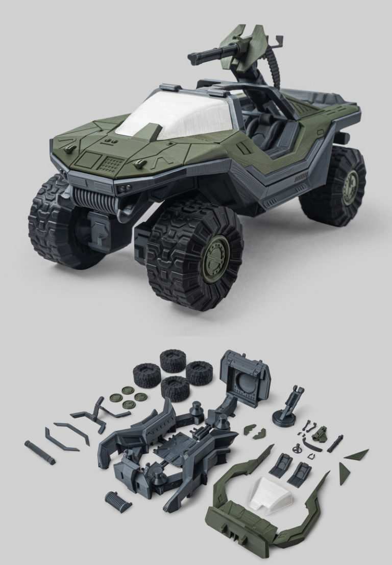 Desire FX 3d models | Fab365 Folderble Halo M12 Warthog – 3D Print Model