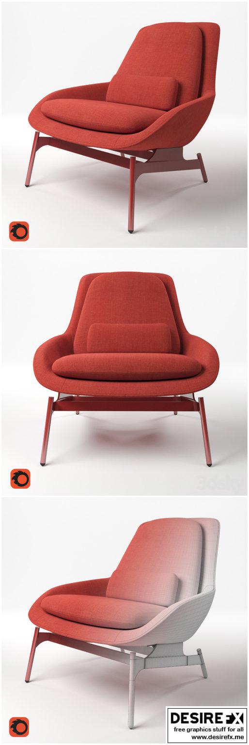 Desire FX 3d models | Field Lounge Chair – 3D Model