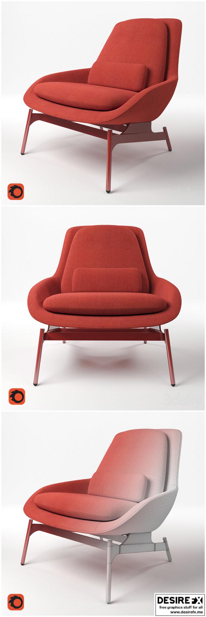 Desire FX 3d models | Field Lounge Chair – 3D Model