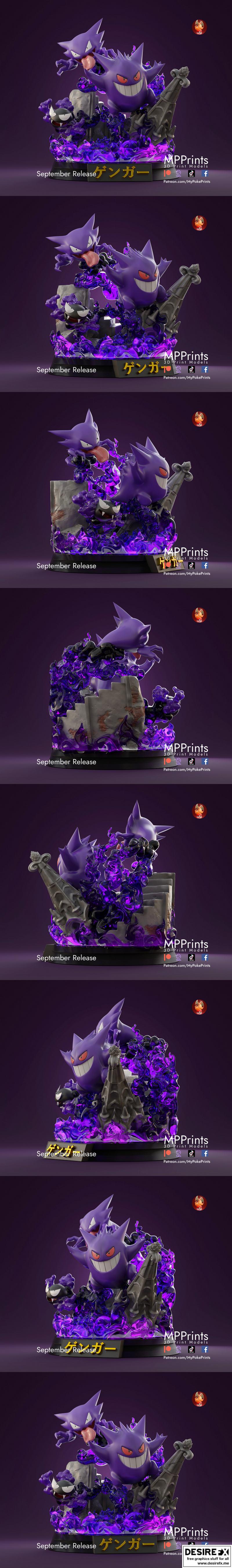 Desire FX 3d models  Pokemon Toxel Evolution Pack – 3D Print Model STL