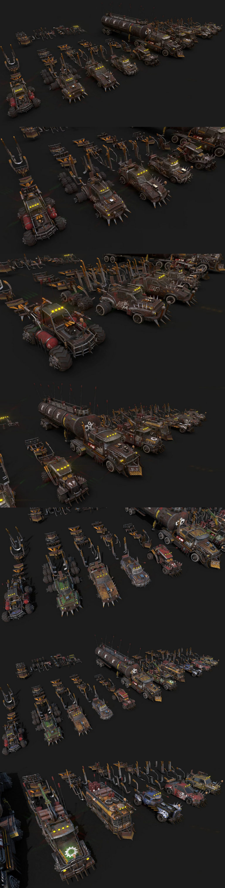 Car Build Battle Desire FX 3d models | Mega Battle Car Package