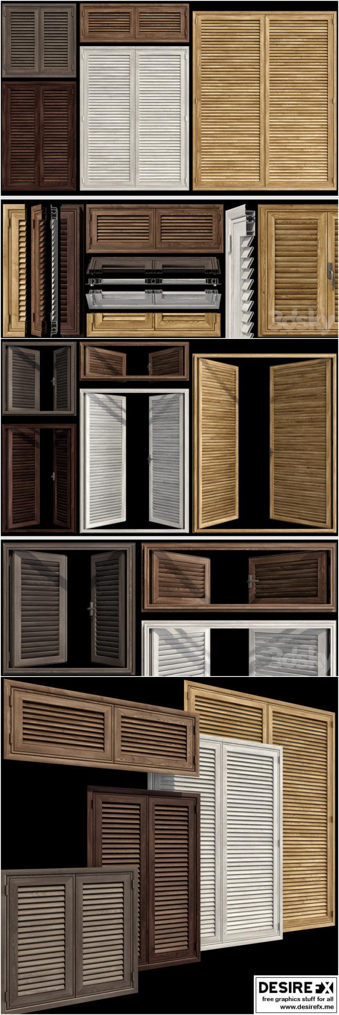 Desire FX 3d models | Shutter system for windows and doors – 3D Model