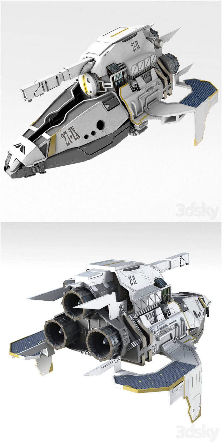 Desire FX 3d models | Spaceship – 3D Model