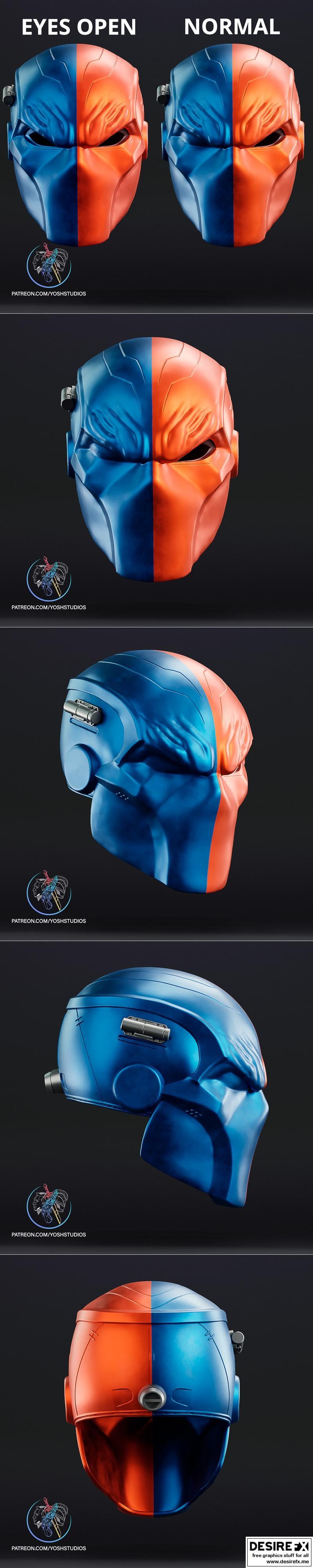 Desire FX 3d models | Deathstroke Helmet – 3D Print Model STL