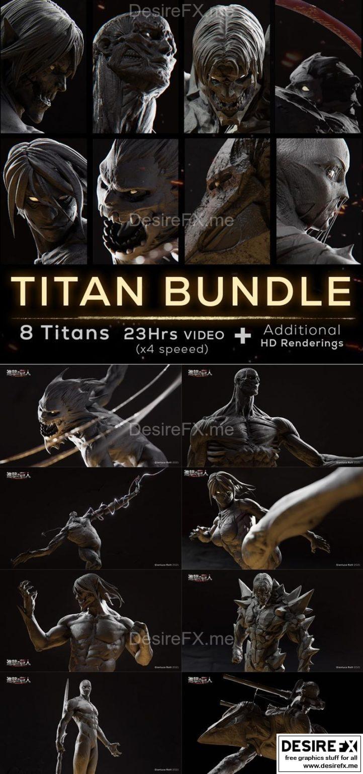 Desire FX 3d models | TITAN BUNDLE Full Pack – Speed Sculpt in Zbrush ...