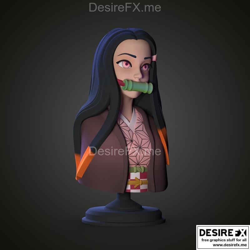 Nezuko Demon Slayer, 3D models download