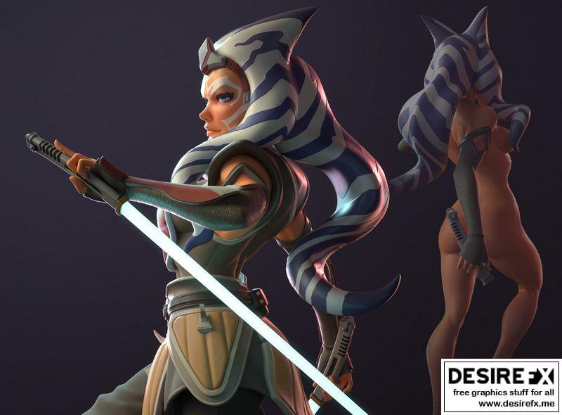 асока тано 3d Desire FX 3d models | Ahsoka Tano Star Wars 3D print model