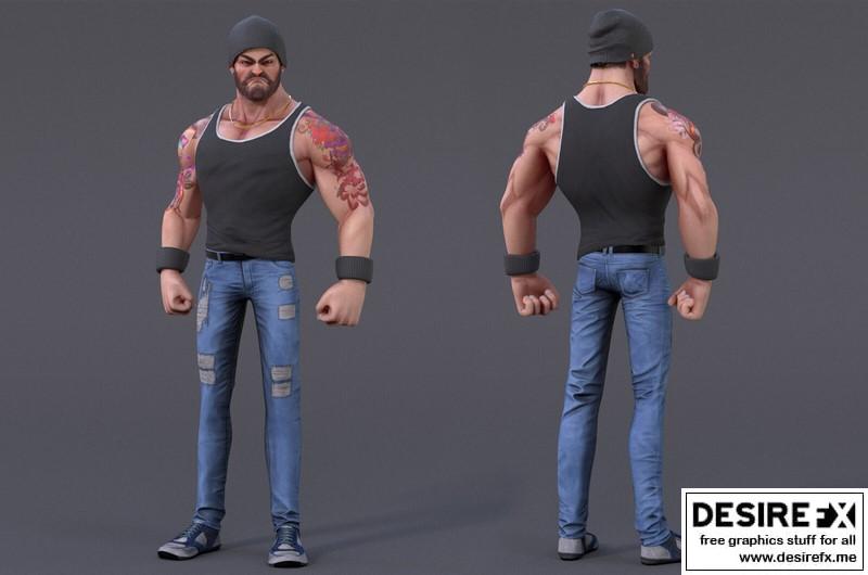 Desire FX 3d models | James cartoon character