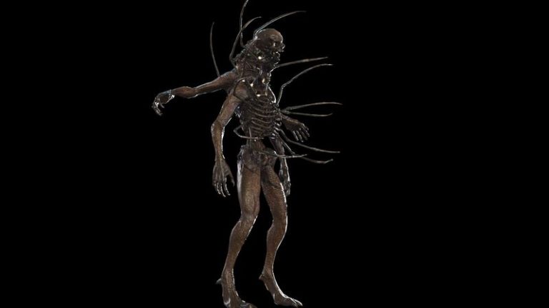 Desire FX 3d models | Necro Mutant humanoid creature Low-poly 3D model