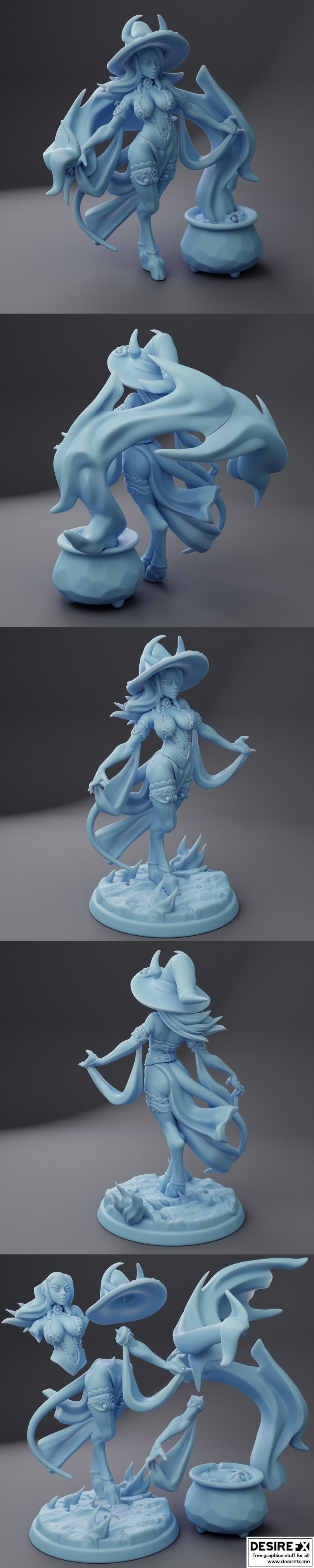 Desire FX 3d models | Alytress the Witch – 3D Print Model