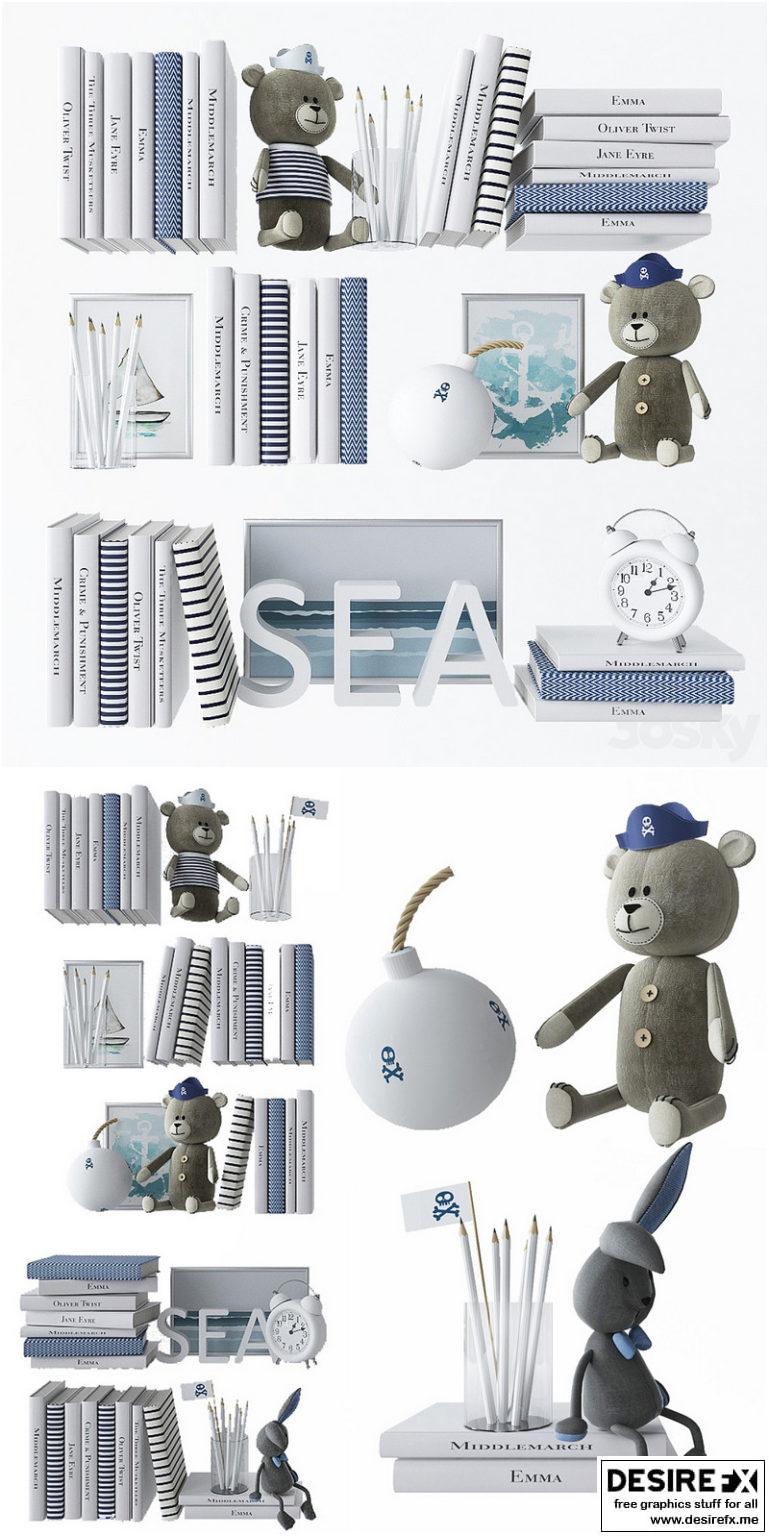 Desire FX 3d models | Decorative set in the nursery 5 – 3D Model