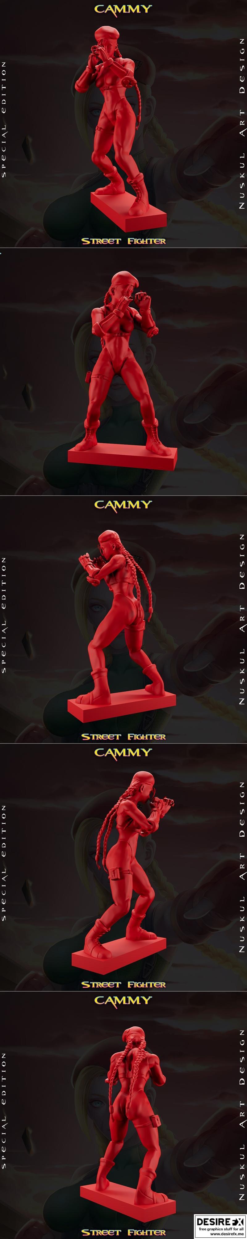 Cammy Street Fighter - STL 3D print files