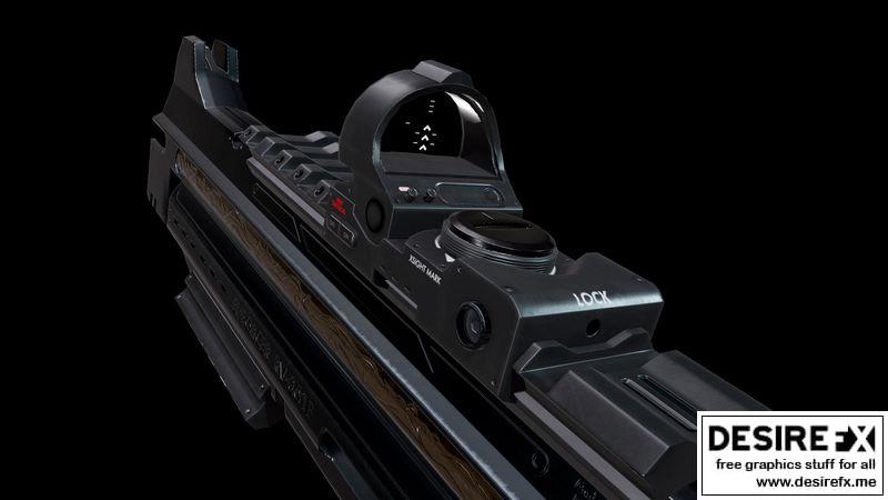 Desire FX 3d models | Revolver – Enforcer Low-poly 3D model