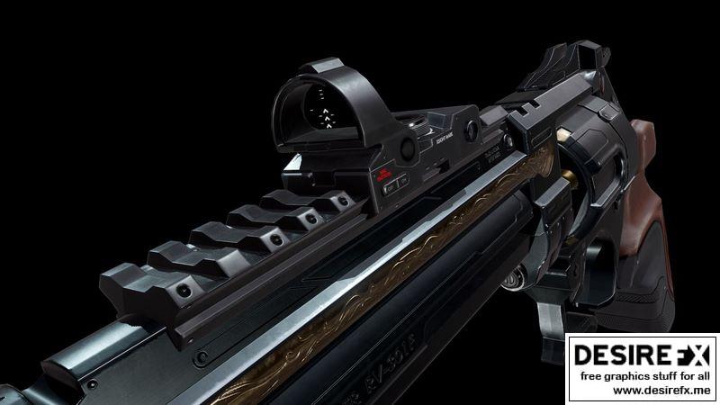 Desire FX 3d models | Revolver – Enforcer Low-poly 3D model