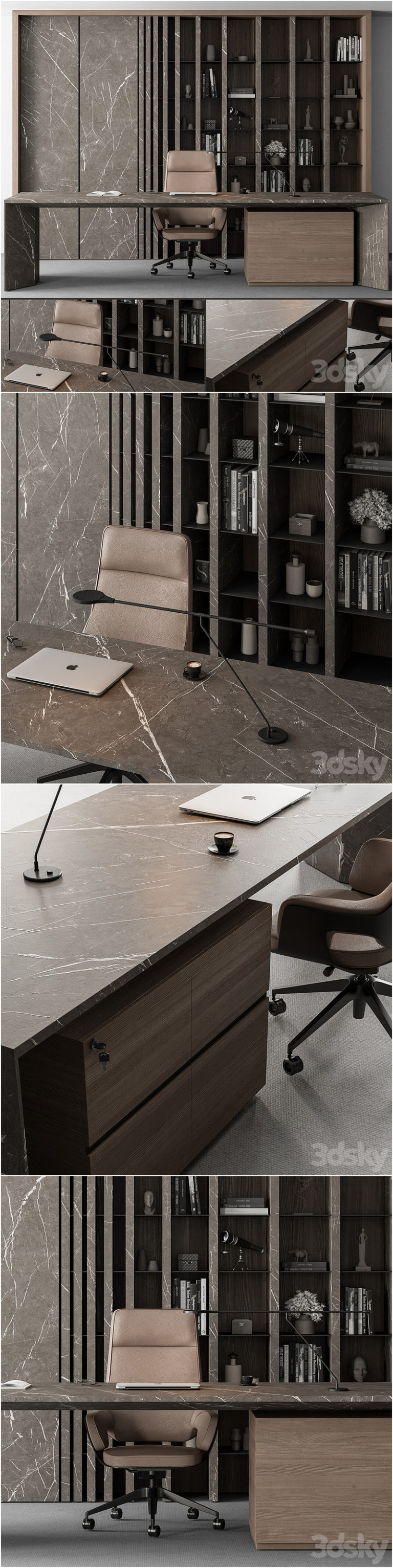 Desire FX 3d models | Boss Desk – Office Furniture 475 – 3D Model