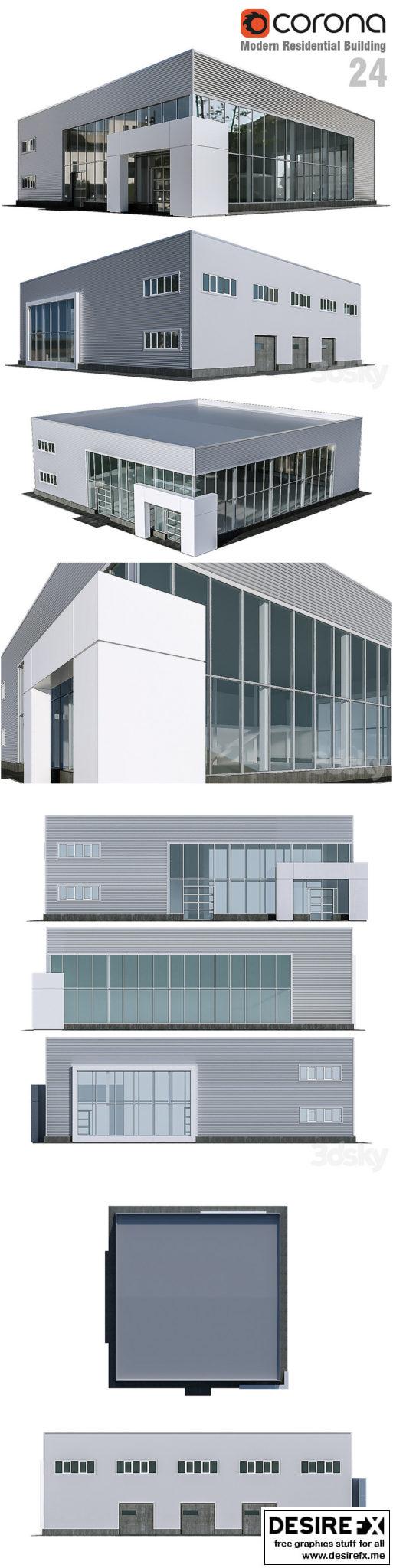 Desire FX 3d models | Modern Residential Building 24 – 3D Model