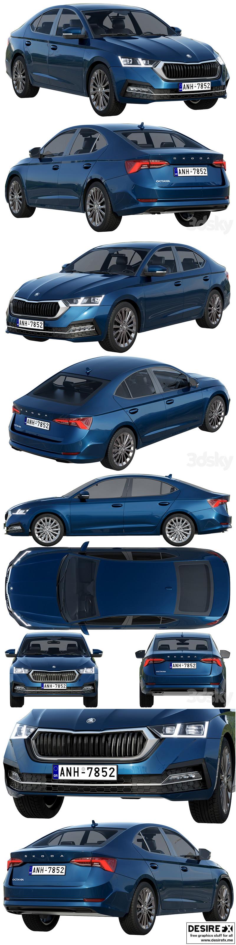 Desire FX 3d models | Skoda Octavia 2020 – 3D Model