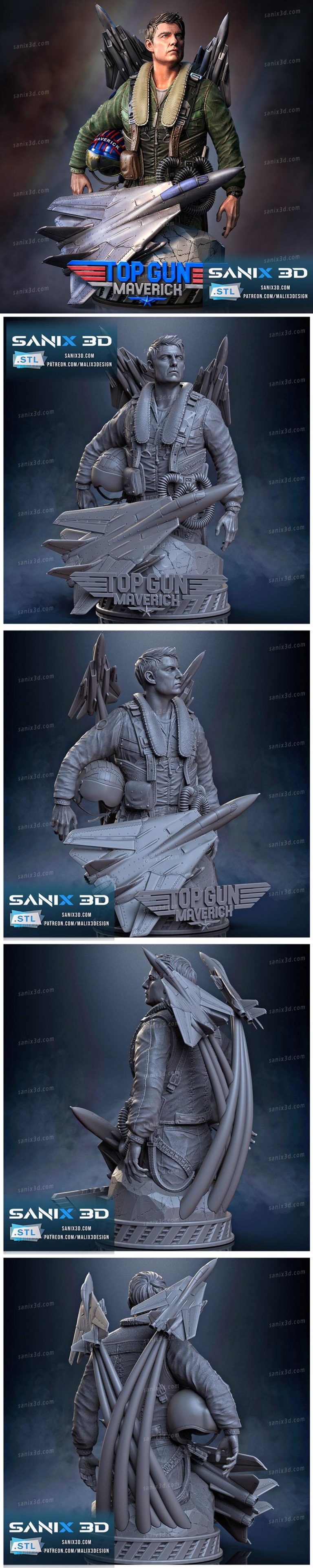 Desire FX 3d models | Sanix – Top Gun (Maverick) – 3D Print Model STL