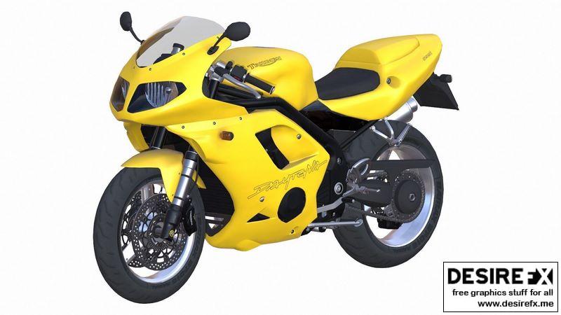 Desire FX 3d models | Daytona Triumph 955i Low-poly 3D model