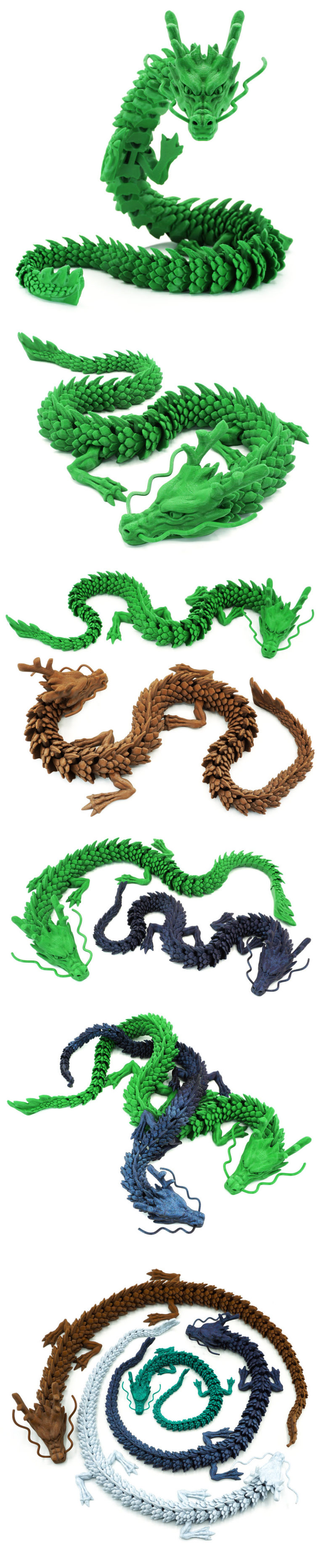 Desire FX 3d models Articulated Dragon 3D Print Model
