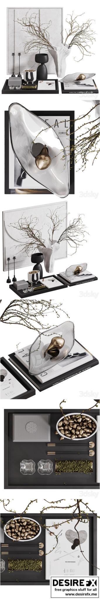Desire FX 3d models | Decorative Set 004 by Corner Design – 3D Model