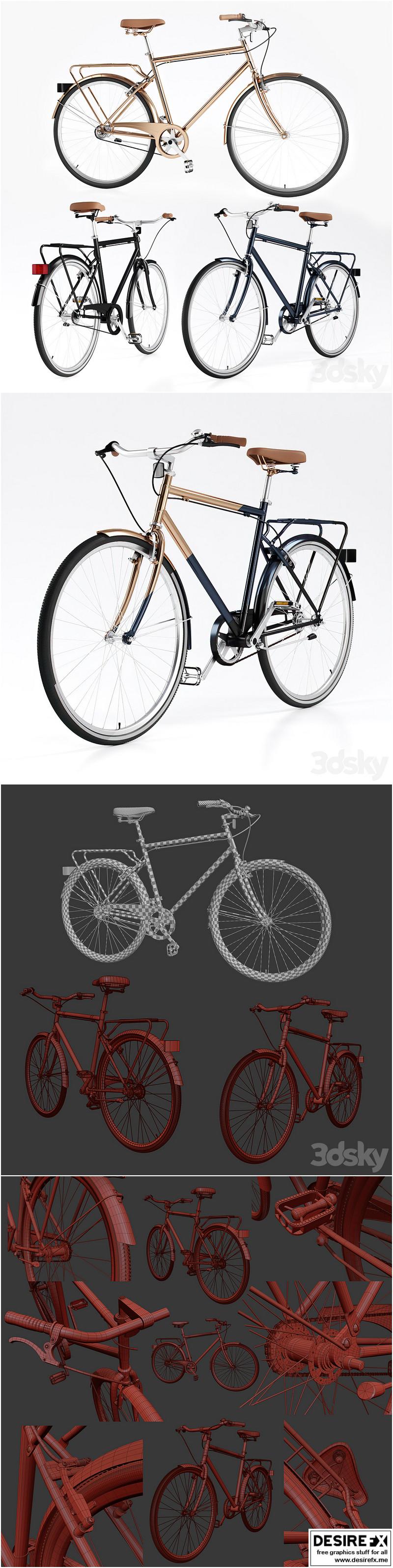 Desire FX 3d models | Men’s Vintage Bike Bike Vintage Roadster – 3D Model