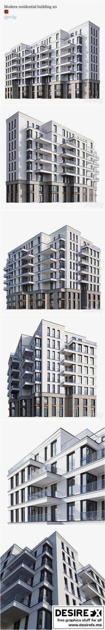 Desire FX 3d models | Residential building 20 – 3D Model