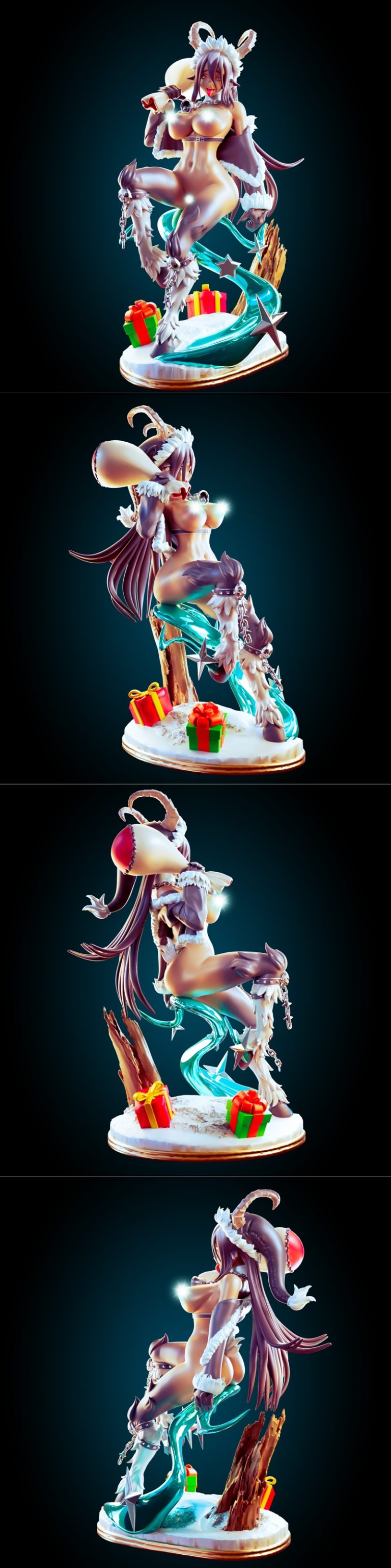 Desire FX 3d models | Officer Rhu – Christmas krampus monster girl – 3D ...