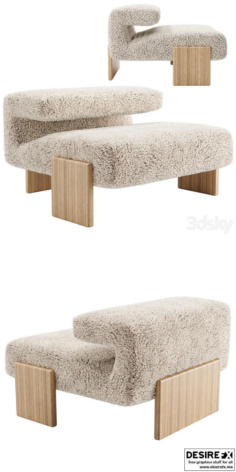 Desire FX 3d models | Chair Moroso LOVESEAT – 3D Model