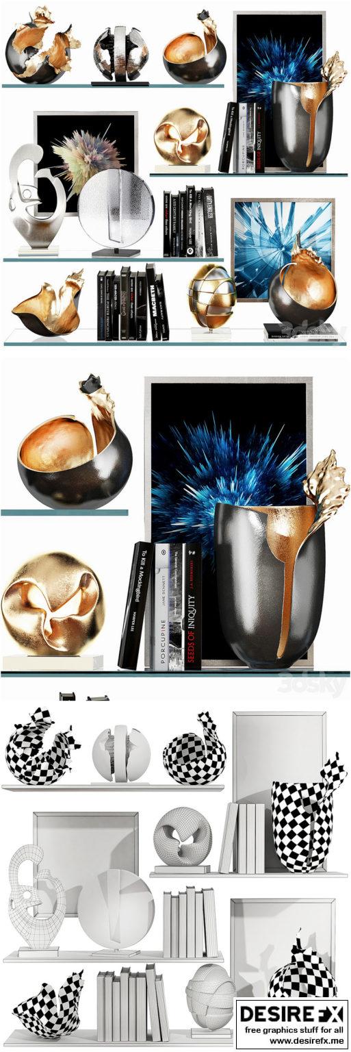 Desire FX 3d models | Decorative set 49 – 3D Model