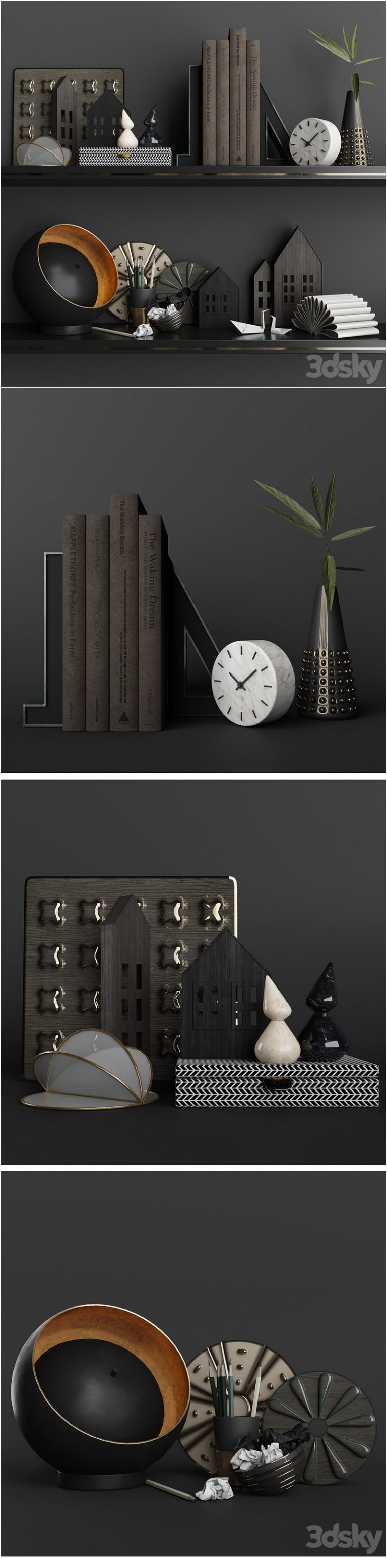 Desire FX 3d models | Decorative set A1 – 3D Model